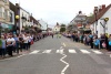 Thornbury lined with crowds