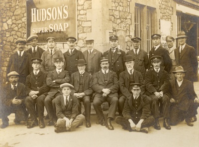 Thornbury Midland Railway Men at Station